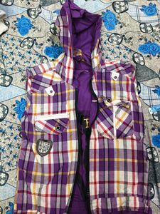 Boys Smart Double Sided Half Jacket For 4-6 Years