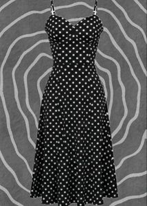 Polka Dot Fit & Flare Dress