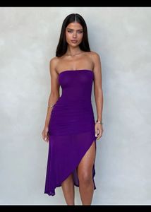 Purple Bodycon Dress
