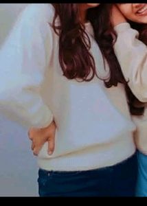 White Fur Sweater