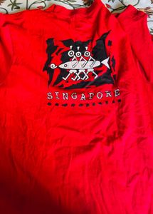 Red Singapore T-Shirt