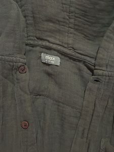Hooded Button-Up Shirt