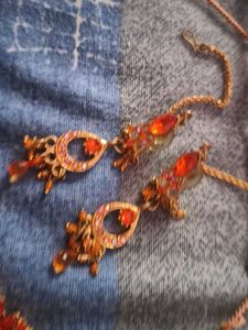 Orange Jewelry Set