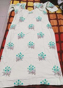 Today&#39;s Sale!Kurta Embroidery Flower With Pant One