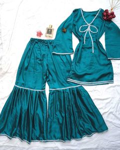 Festive Corset Kurta &amp; Garara Set