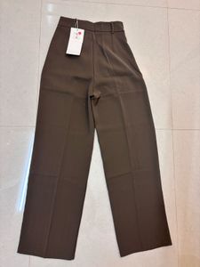 Brown Wide Leg Trousers