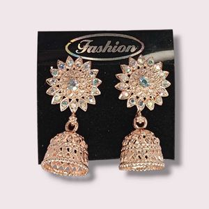 4 Pair Of Golden jhumkaEarings (Unused)