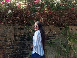 Striped Crop Top &amp; Shirt Set