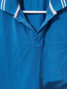 Stylish Blue Polo Shirt