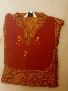 Earthy Shade Handicraft Embroidered Kurti