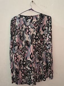 Patterned Embellished Top
