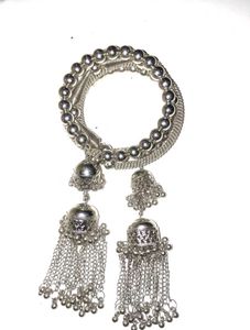 Silver Jhumka  bracelet for women and girls.