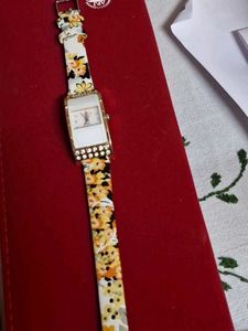 Floral Print Watch