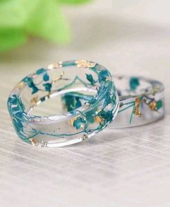 Resin Flower Preservation Bangle..