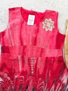 Front Slit Kurti+Pant