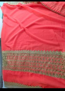 Orange Saree