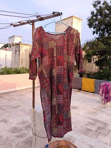 Patchwork Print Dress