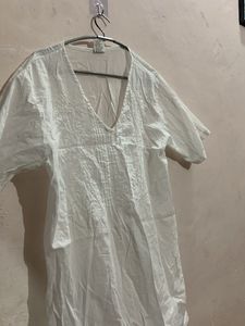 Summer Friendly Cotton Chikankari Kurta