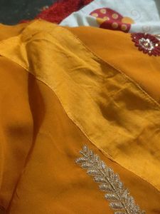 Beautiful Orange Saree