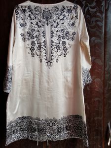 Smooth Satin Silk Tunic