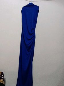 Elegant Blue Maxi Dress