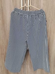 WARDROBE Striped Tie Waist Culottes