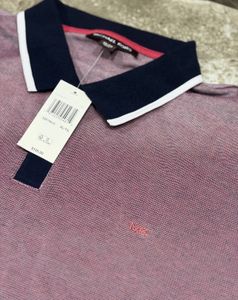 Michael Kors Striped Polo Shirt