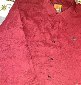 Tshirt Wine Color Party Wear For Boys