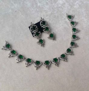 American Diamond Studded Set