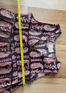 Paisley Tiered Tank Dress/ Kurta