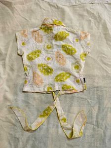 Stylish Cotton Knot Shirt