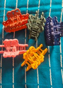 Chunky Chain Hair Clips 5 pcs