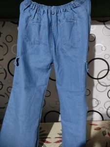 Blue Cargo Jeans