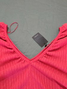 Zara Light Pink Loose Sleeve Top