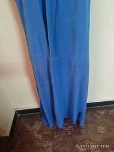 xxl Blue Sleeveless  nighty inner