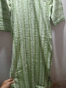Embroidery Staight Cotton Kurti