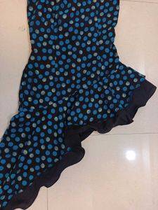 Handmade High Low Polka Dot Dress