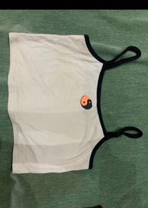 Yin Yang Cropped Tank Top