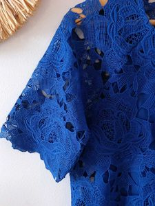 Rafaella Cobalt Blue Lace Top From USA