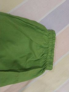 Green Embroidered Kurta Set