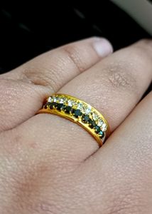 Diamond 💎 And Black Gem Ring 💍