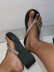 Black Comfortable Wedges