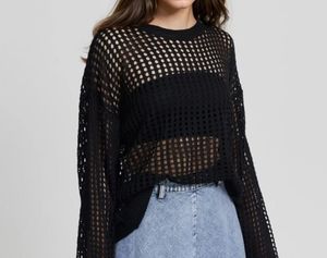 Black Hole Knit Sweater