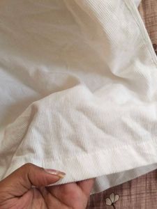 White Wide Leg Pants