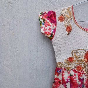 Floral Print Kurta