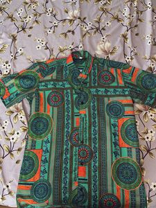 Vintage Patterned Shirt
