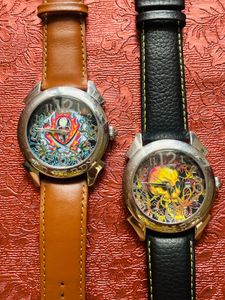 Ed Hardy Vintage Skull Watches Combo