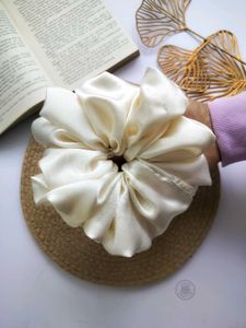 Premium Fluffy Satin Scrunchies XXL