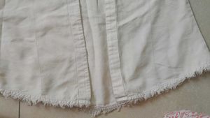 Light-colored, button-down shirt For Women