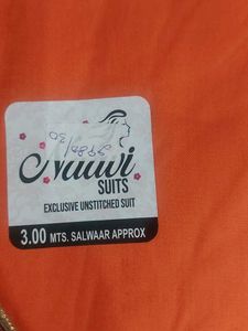 Women unstitched suit fabric pure cotton